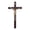 Dark Brown, variant on 6 3/4" Wood Cross with Crucifix (Dark Brown)