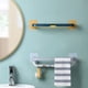 thumbnail image 3 of Naiovety Toallero montado en la pared de plástico para baño, cocina, barra de almacenamiento, organizador de oficina plegable, accesorios de Accesorios de baño Blanco, 3 of 6