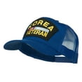 thumbnail image 2 of Korea Veteran Military Patched Mesh Back Cap - Royal OSFM, 2 of 5