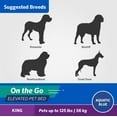 thumbnail image 7 of Coolaroo On the Go Elevated Travel Dog Bed, King, Aquatic Blue, 7 of 7