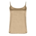 thumbnail image 7 of WAYUTE Tank Tops for Women Satin Solid Color Camisole Top for Elegant Sleeveless Basic Blouse Versatile Layering Staple Casual Wear, 7 of 7