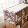 thumbnail image 6 of Table Runners 70 Inches Long Dress Scarves, Red Onion Flowers Farmhouse Coffee/Dining/Kitchen Table Decor, Holiday Table Runner, Spring Watercolor Dandelion Floral Plants 13x70 Inch, 6 of 9