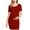Red, variant on snilers Womens Maternity Dress Ruched Short Sleeve Crewneck Bodycon Summer Dresses Stretchy Casual Pregnancy Dress S-XL