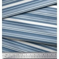 thumbnail image 2 of Soimoi Velvet Fabric Horizontal Stripe Print Fabric by The Yard 58 Inch Wide, 2 of 3