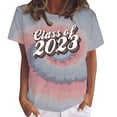 thumbnail image 1 of Fiudx Ofertas Flash Artículos En Oferta Blusas y Blusas de Cuello Redondo de Manga Corta Informales a La Moda para Mujer, 1 of 5
