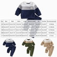thumbnail image 3 of TOWED22 Toddler Baby Boy Sweatshirt Outfit Dinosaur Print Long Sleeve Shirt Jogger Pants Fall Outfits Winter Clothes Set Size:18-24 M,Color:Green, 3 of 7