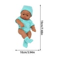 thumbnail image 3 of EGNMCR Room Decor, Home Decor, Wall Decor 7.87 Inch Soft Newborn Baby Dolls Vinyl Baby Dolls With Clothes Set Including Pacifier Realistic Doll Look Real Doll Doll, 3 of 7