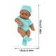 thumbnail image 3 of 7.87 Inch Soft Newborn Baby Dolls Vinyl Baby Dolls With Clothes Set Including Pacifier Realistic Doll Look Real, 3 of 7