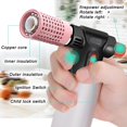 thumbnail image 3 of Butane Torch with Heat Guard, visible indicator for refilling,Refillable Kitchen Torch Lighter,Adjustable Flame,Pink Heat Guard.(Butane Gas Not Included), 3 of 7