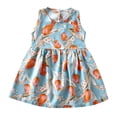 thumbnail image 2 of Alkepwun Cute Girl's Dresses Toddler Cotton Dress Summer Floral Tank Party Dress Miii Sundresses Casual Beach Party Dress for Kids 1-10 Years, 2 of 3