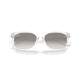 thumbnail image 5 of Ray-Ban New Wayfarer Classic Sunglasses, Timeless Square Eyeglasses with Case, Transparent/Clear Gradient Gray, Size 55, 5 of 6