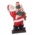 thumbnail image 4 of Figuras navideñas de Papá Noel de resina, estatua de Papá Noel, figura artesanal de Papá Noel para Estilo B, 4 of 9