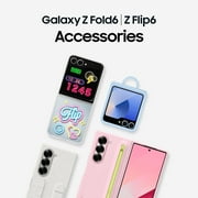 Samsung Galaxy Z Flip6 Cell Phone, Factory Unlocked Android Smartphone, 512GB, Compact, Foldable Design, One-Hand Control, Best Selfies, Full Cover Screen, US Version, 2024, Silver Shadow