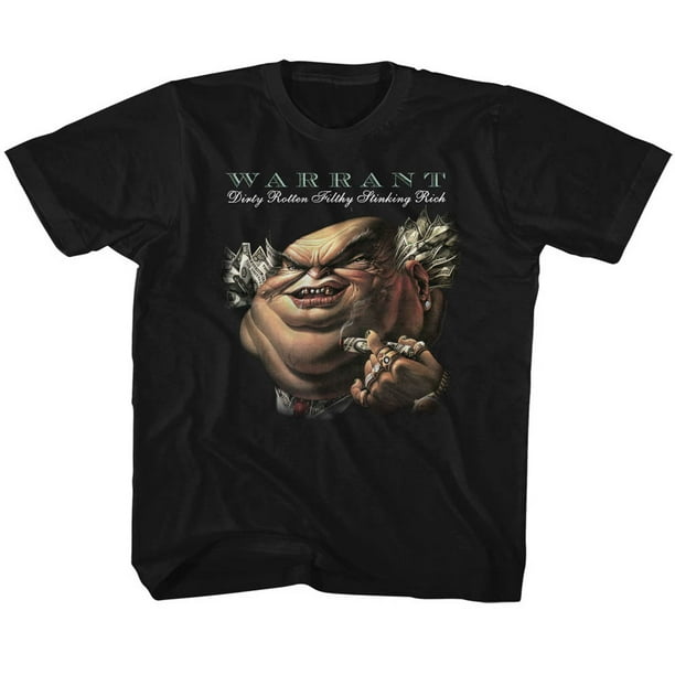Mandat American Glam Metal Band Drfsr Noir Jeunesse Grands Garçons T-Shirt