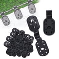 thumbnail image 4 of Yulucky Blackout Curtain Lock 100-Pack Heavy Duty Plastic Shade Cloth Clips, 4 of 9
