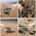 thumbnail image 3 of 1pc Stainless Steel Clam Rake with Net for Oyster Shell Digging Tool, 3 of 6