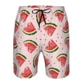 thumbnail image 3 of Fotbe Hand Drawn Watermelon Trajes de Baño Estampados para Hombre, Shorts de Verano de Secado Rápido, Ropa de Playa, Bañadores-X-Large, 3 of 6