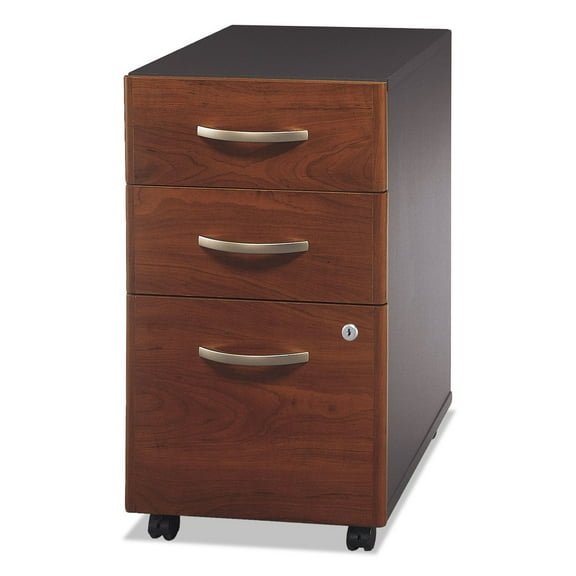 Series C 3 Drawer Assembled Mobile File in Hansen Cherry - Engineered Wood