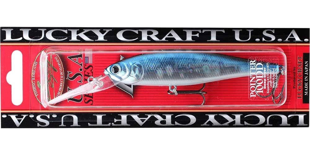 Lucky Craft Pointer 100DD 4 inch Deep Diving Suspending Jerkbait