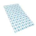 thumbnail image 2 of Kll Blue And White Squares Ultra Absorbent & Soft Hand Towels For Bath, Hand, Face, Gym And Spa-27.5x16in, 2 of 9