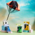 thumbnail image 3 of Joyfy 28 Pack Valentine's Day Parachute Toy with Cards,Army Soldiers Guys Toy, No Battery Throwing Hand Toy for Kids Party Favor, Valentine’s Greeting Cards, 3 of 10