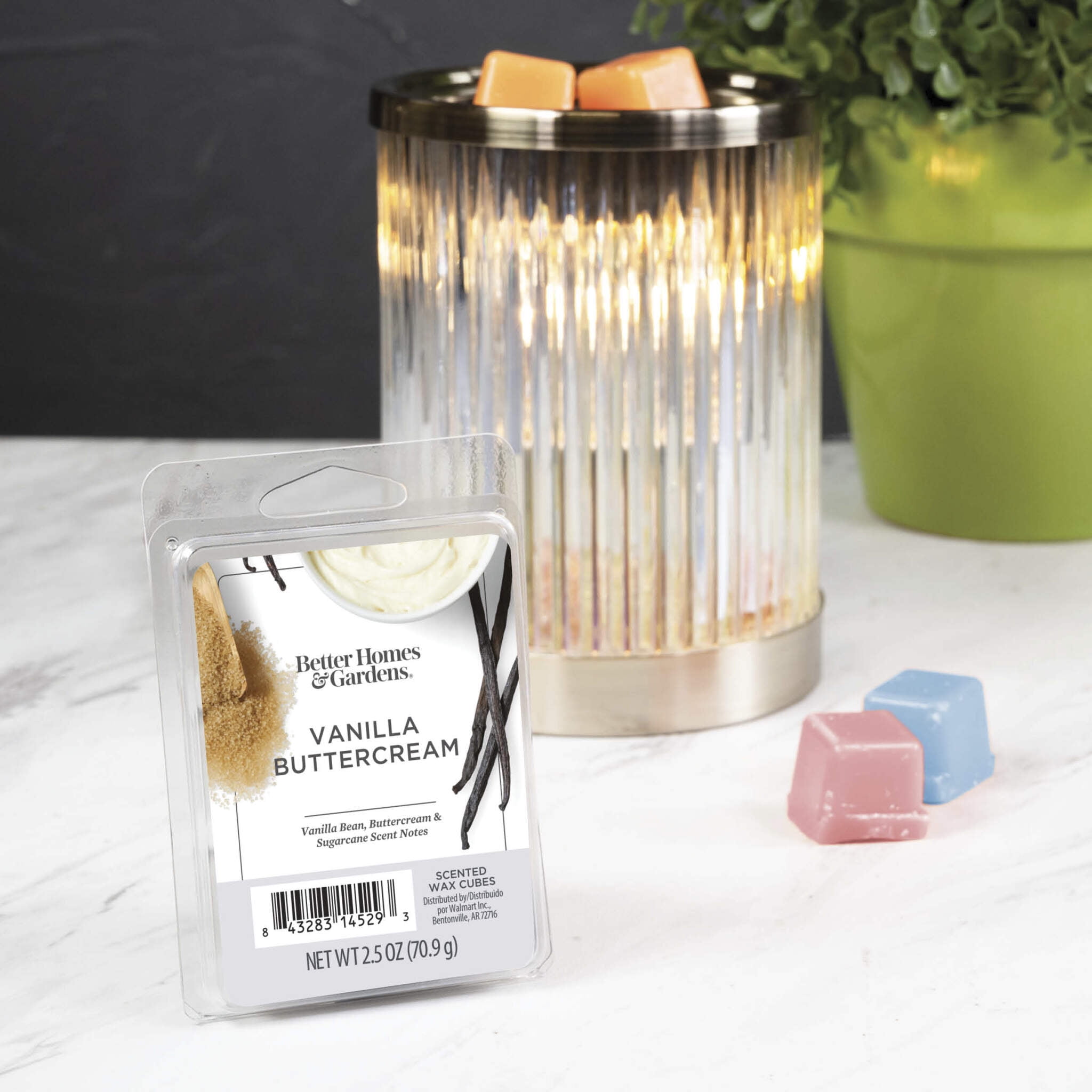 Vanilla Buttercream Scented Wax Melts, Better Homes & Gardens, 2.5 oz (5-Pack)