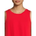 thumbnail image 4 of Time and Tru Women's Sleeveless Knit Dress A-Line Silhouette Dresses, 4 of 5