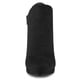 thumbnail image 3 of Botas Tobillo Tacón Grueso Punta Redonda Negro 26cm Allegra K, 3 of 7