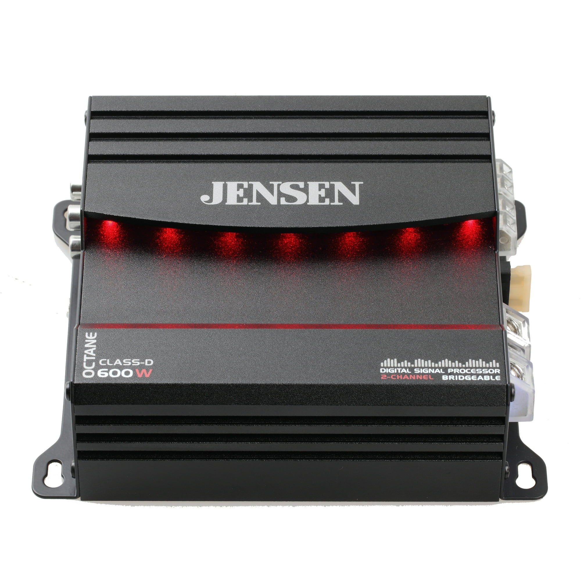 JENSEN XDA92RB Class D 2 Channel Bridgeable Amplifier with 80 Watts x 2