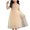 Beige, variant on JoyHoop Toddler Girls Tutu Dresses Long Sleeve Fall Winter Holiday Sequin Tulle Dress 4-16Y