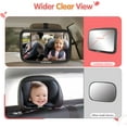 thumbnail image 6 of Luckview Baby Car Mirror Safety Car Seat Mirror 360° for Universal Cars, 6 of 10