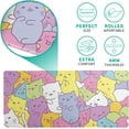 thumbnail image 6 of Kawaii Cats Gaming Mouse Pad, Extended Large Mouse Mat Desk Pad, Big Computer Keyboard Desk Pad, Stitched Edges Mousepad, 3mm Thick Long Non-Slip Rubber Base Mice Pad, 31.5 X 11.8 Inch1, 6 of 6