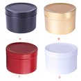 thumbnail image 2 of Billuyoard Latas de té de viaje Caddy de té Teaware de té negro de metal Latas de aluminio Almacenamiento de té Tarro de té Organizador de té Teteras dorado Billuyoard JJ13926-02, 2 of 6
