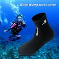 thumbnail image 3 of shenmeida 1 Pair Water Socks Beach Sand Volleyball Socks Wetsuit Fin Booties Aqua Shoes Dive Sock for Snorkeling Swimming Scuba Diving, 3 of 7
