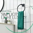 thumbnail image 2 of KOKOSIRI Towel Ring Matte Black Bath Towel Hanger Bathroom Hardware Hand Towels Holder Rack Wall Mounted Stainless Steel, B3010BK, 2 of 7