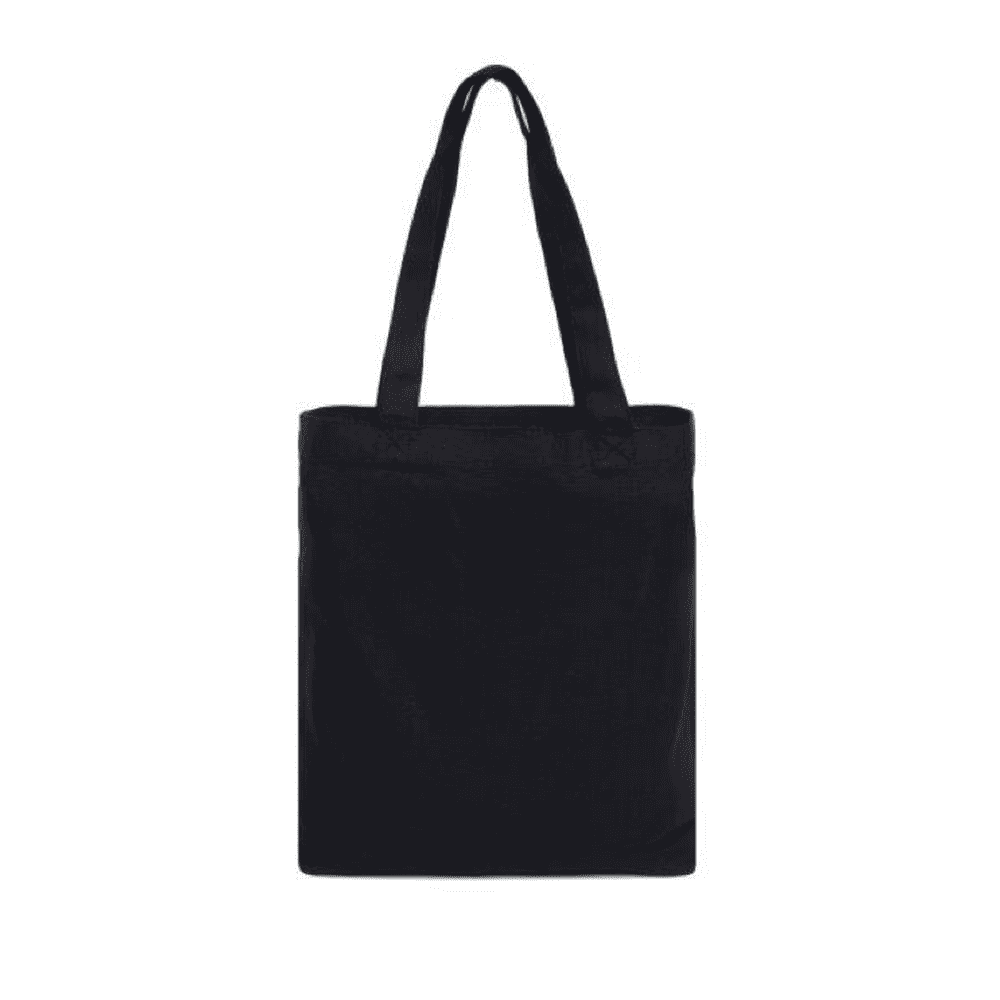 12 Pack Large Black Cotton Tote Bag (16