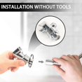 thumbnail image 4 of Handheld Shower Head Holder with Solid Brass Ball Joint, Adjustable Shower Head, 4 of 5