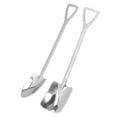 thumbnail image 3 of Cucharas 2 Uds Cucharas De Pala Acero Inoxidable Resistente Duradero Anticorrosión Brillante Diseño Ergonómico Cucharas De Postre Ampliamente Utilizadas, 3 of 7