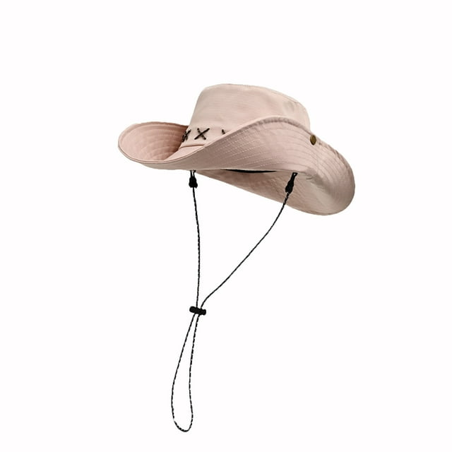 Sombreros para hombre y mujer, estilo único, color sólido, sombrero de pescador, sombrero de playa, sombrero de poliéster para mujer.