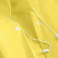 thumbnail image 7 of FAWUUDO Kids Rain with Hooded Reusable Waterproof Lightweight s Kids Boy Girl Raincoat Outwear Yellow 3-14 Years, 7 of 7