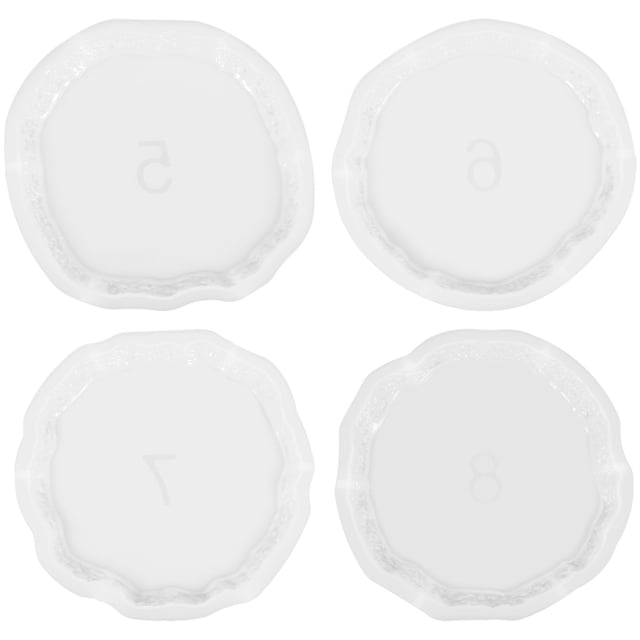 unbranded 4Ud De Silicona Para Posavasos Resina Para Epoxi Fácil De Usar Y Limpiar