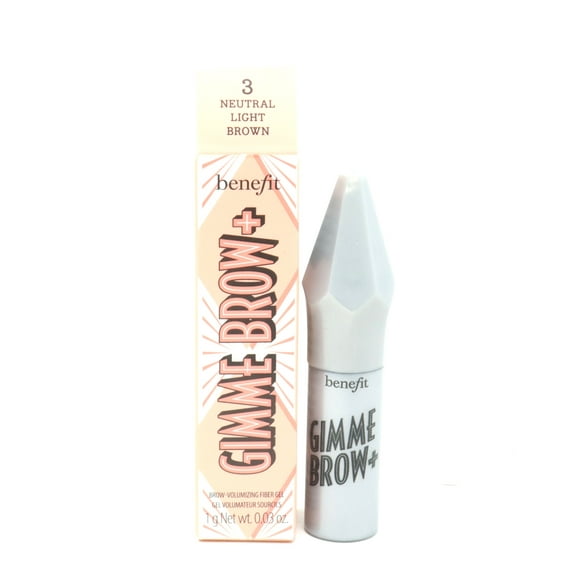 Benefit Gimme Brow+ Mini Volumizing Pencil 0.03oz 3 Neutral Light Brown New