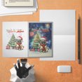 thumbnail image 4 of Merry Christmas and Happy New Year Santa Pug Holiday Xmas Winter 2025 5x7in Folded Greeting Card Dog Lover Gifts Single Note Card with Envelope - 00024, 4 of 5