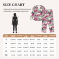 thumbnail image 4 of Sikiie Orchids Flowers Women's Long-Sleeve Shirt and Full-Length Bottom Pajama Set (s-xxl)-Small, 4 of 7