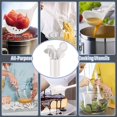 thumbnail image 4 of Juego de utensilios de cocina e-FAR 23 piezas de silicona blanca con soporte, 4 of 7