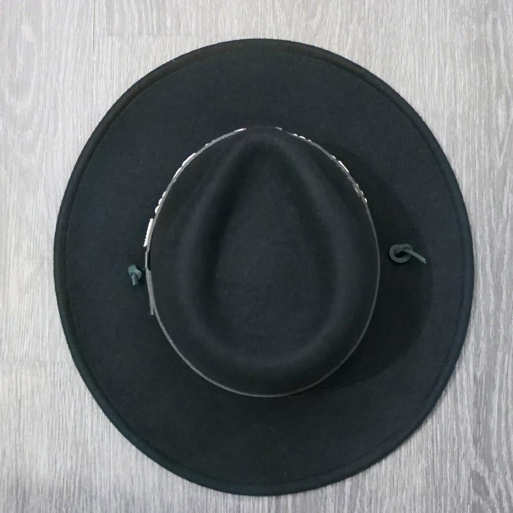 Stetson Crushable Wool Hat Santa Fe Black