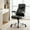 Black, variant on Nouhaus Office Ergonomic Desk High Back Executive Chair with Pop-Out Lumbar Support, Adjustable Headrest, Flip-Up Arms, Leather Home with Thick Cushion for Comfort - Taupe