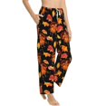 thumbnail image 2 of Daiia Thanksgiving Turkey 1 Women's Sleep Pant with Pockets and Drawstring,Pajama Pants-Medium, 2 of 9