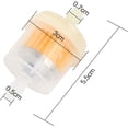 thumbnail image 5 of Fuel Filter, Magnet-Assisted Straining Particles, Small Engine Compatibility, Inline Fuel Filter With High-Quality Filter Paper, Carburetor Protection For Motorcycles Lawn Mowers, 20 Pieces, 5 of 5