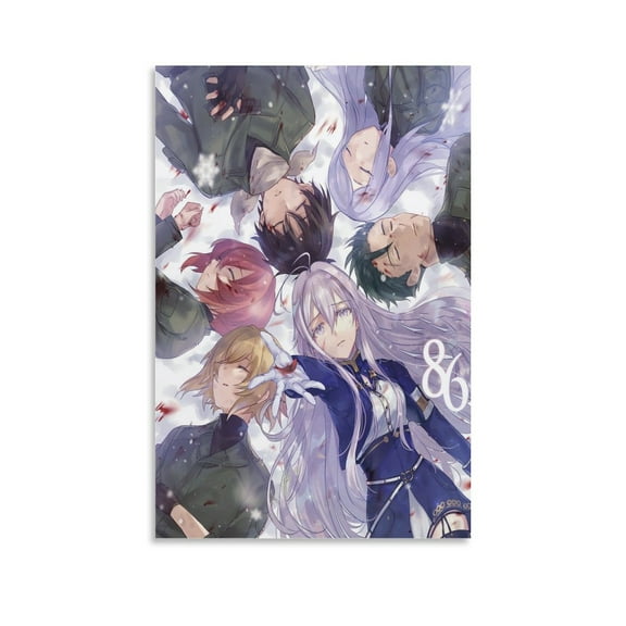 86 Eighty Six Anime Poster (1) Canvas Art Poster and Wall Art Picture Print Modern Family bedroom Decor Posters 12x18inch(30x45cm)